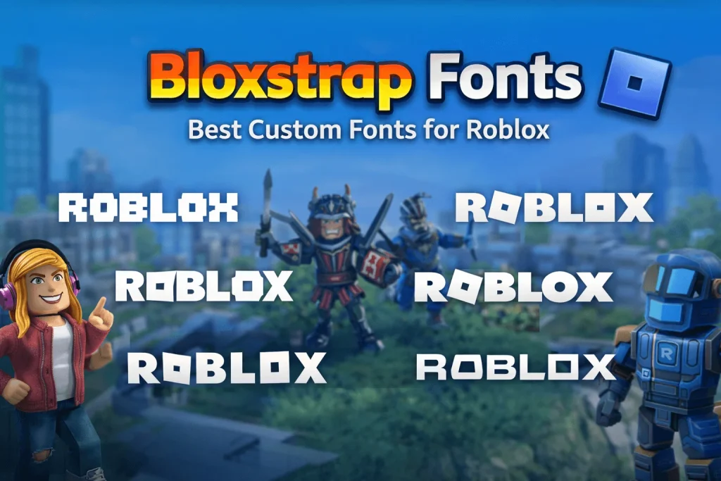 Bloxstrap Fonts | Best Custom Fonts for Roblox 1 Bloxstrap Fonts